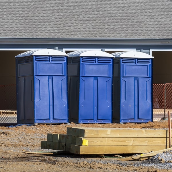 are there any restrictions on what items can be disposed of in the portable toilets in Saratoga New York